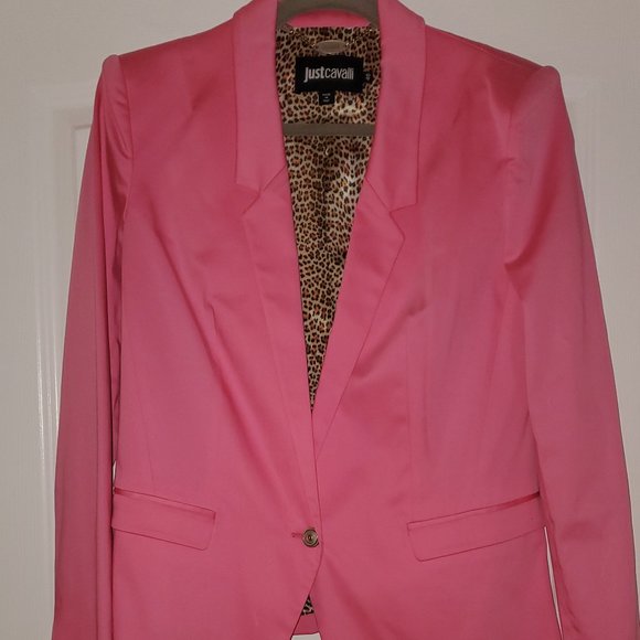 Just Cavalli Pink Blazer, Size 46IT - Picture 1 of 5